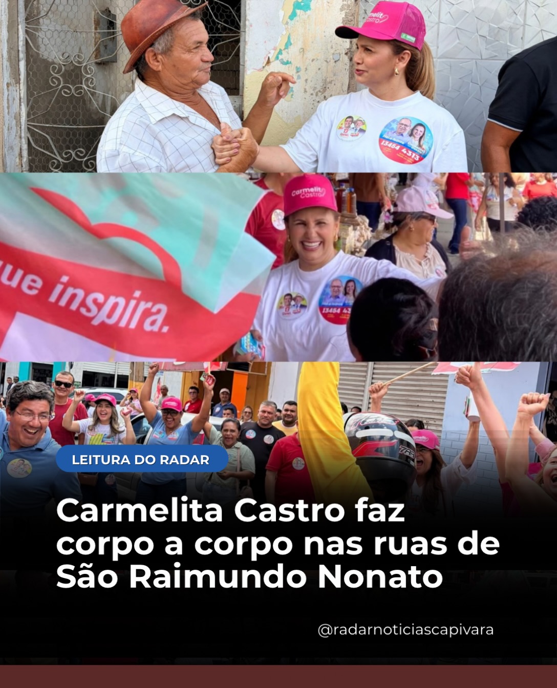 Carmelita Castro, candidata a deputada federal, tem mantido o corpo a corpo em São Raimundo Nonato, cidade…