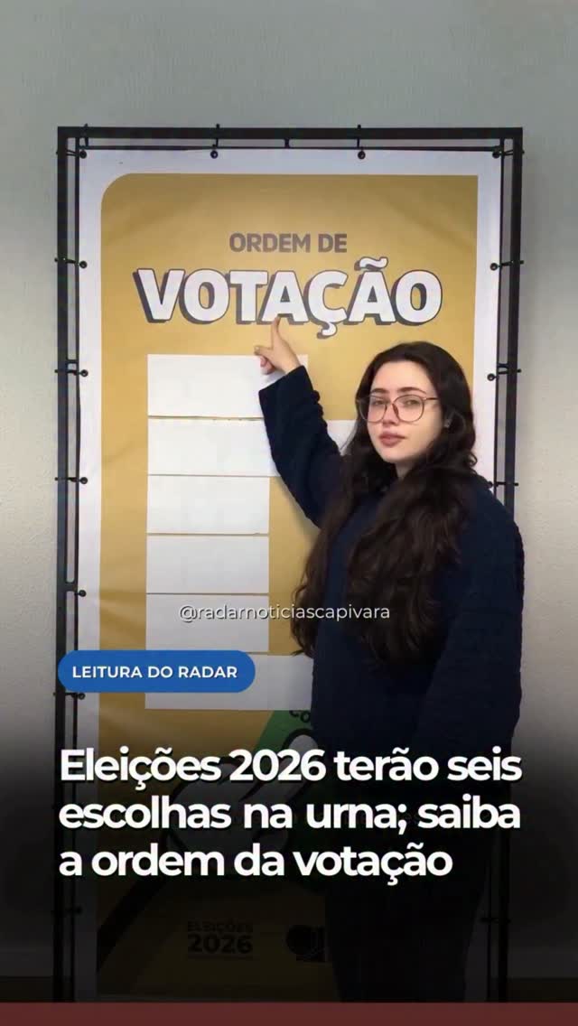 Quem vai votar nas Eleições 2026 terá mais escolhas para fazer na urna do que na eleição municipal passada.