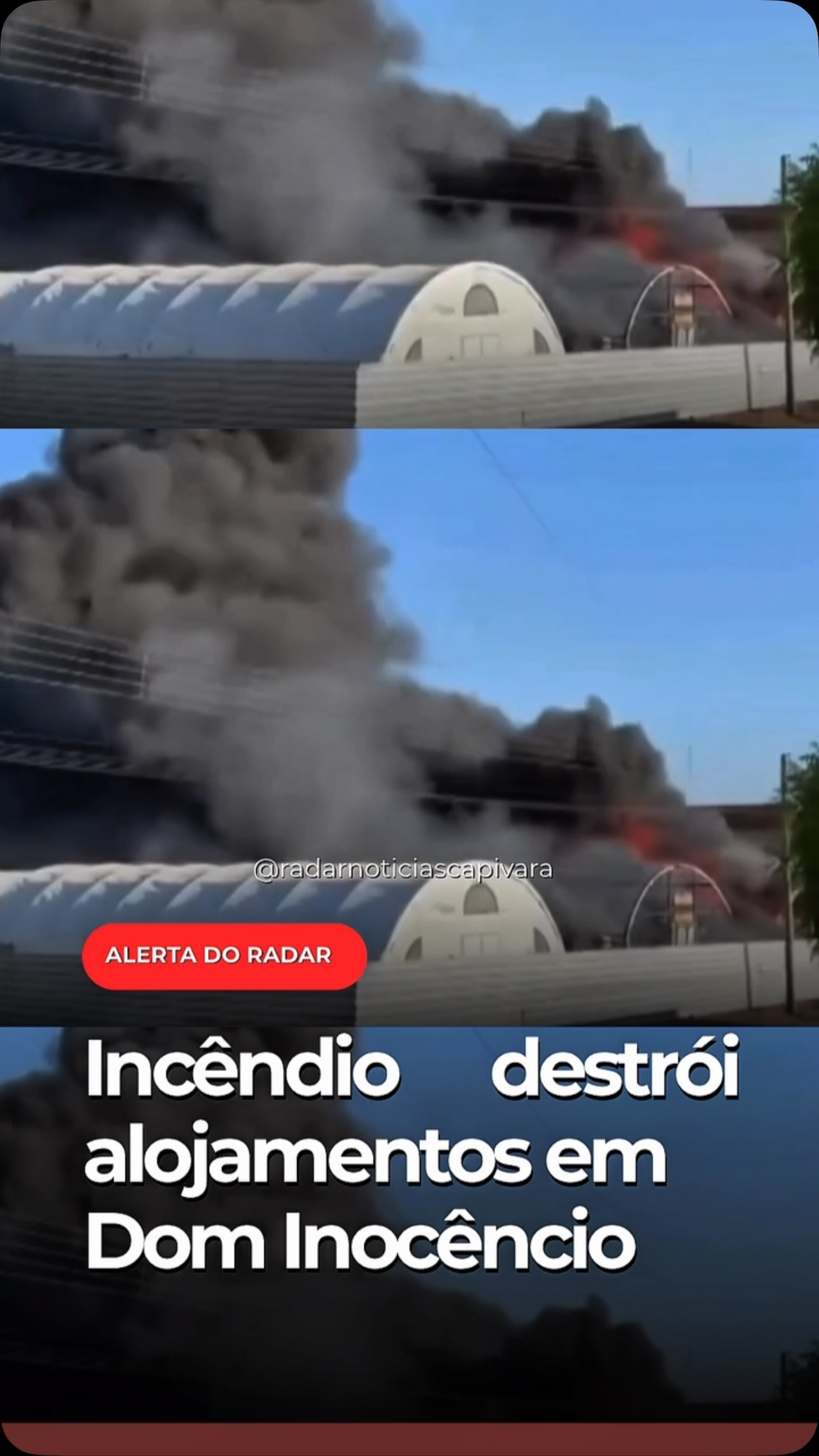 Um incêndio destruiu um alojamento da empresa Tabocas na manhã deste domingo, 13, no Centro de Dom Inocêncio,…