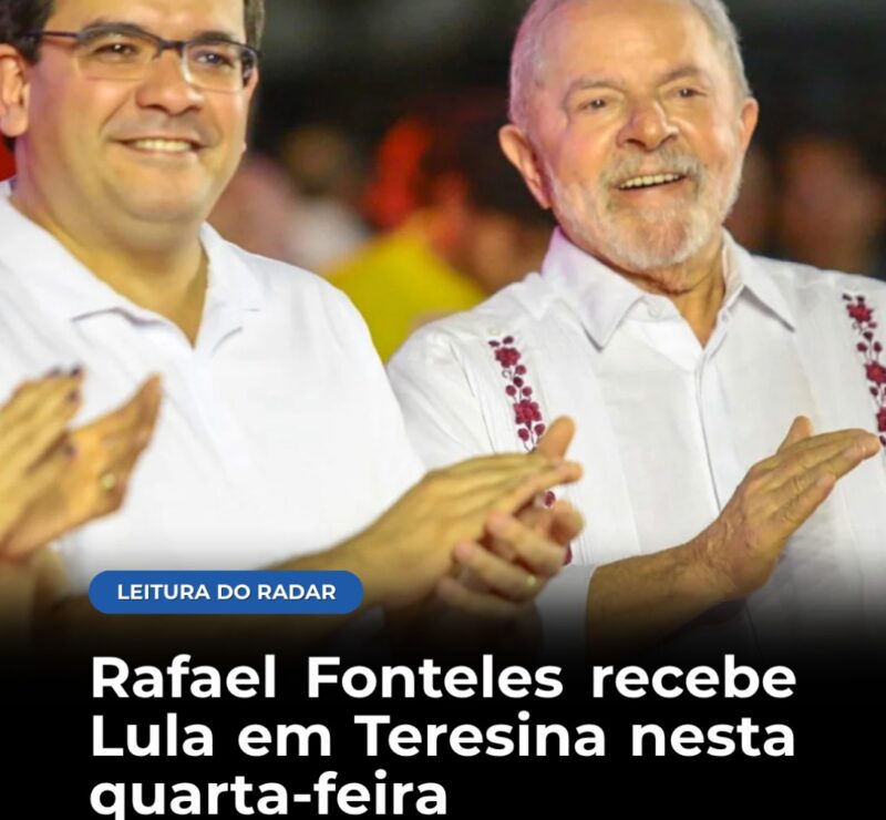 O presidente Lula cumpre agenda em Teresina nesta quarta-feira, 9 de setembro, ao lado do governador Rafael…