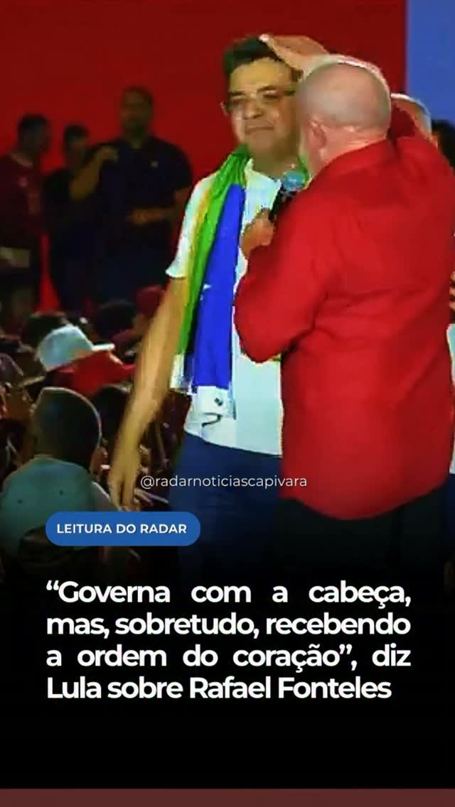 Da infância ao palanque, Lula usa relação antiga com Rafael em discurso de campanha em Teresina.