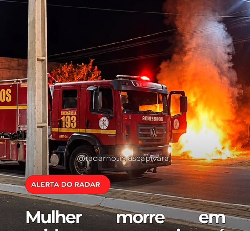 Uma mulher morreu em um acidente envolvendo uma motocicleta e um carro na madrugada deste sábado, 12, em São…