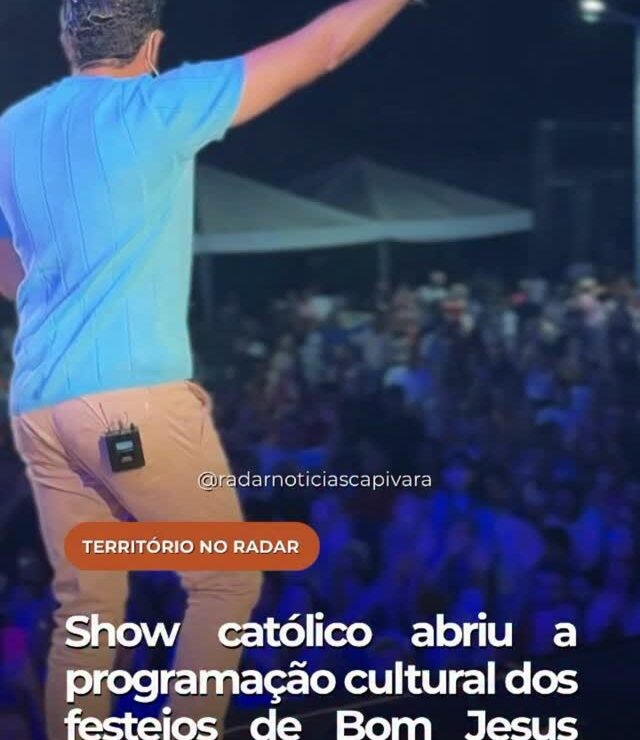 O show católico abriu a programação cultural dos festejos de Bom Jesus dos Aflitos em Caracol, no Piauí,…