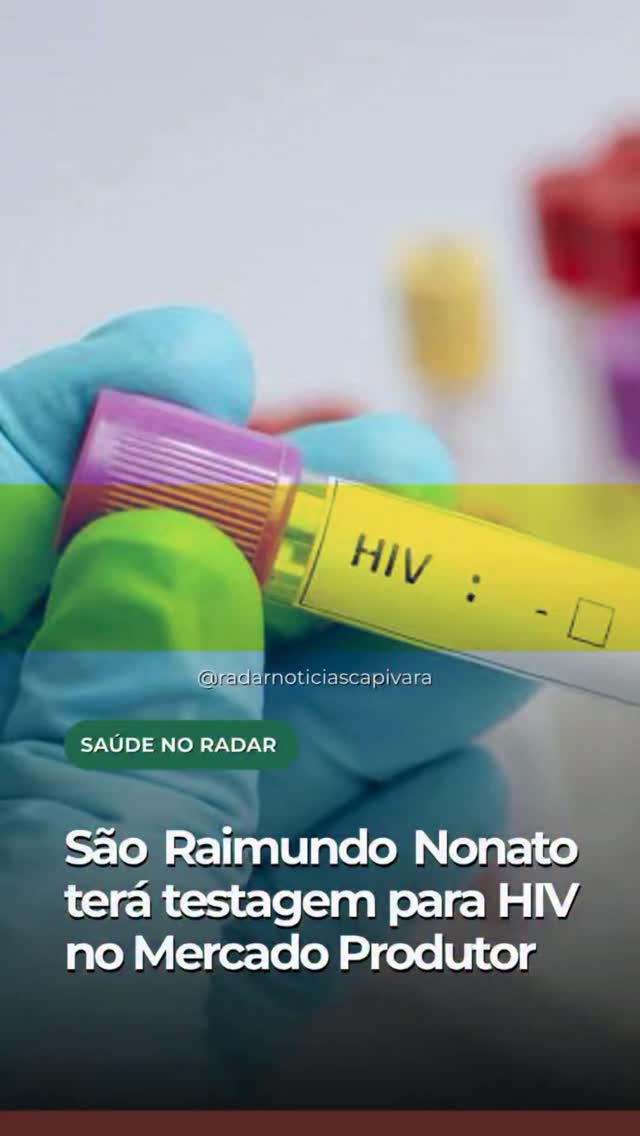 São Raimundo Nonato terá testagem para HIV no Mercado Produtor