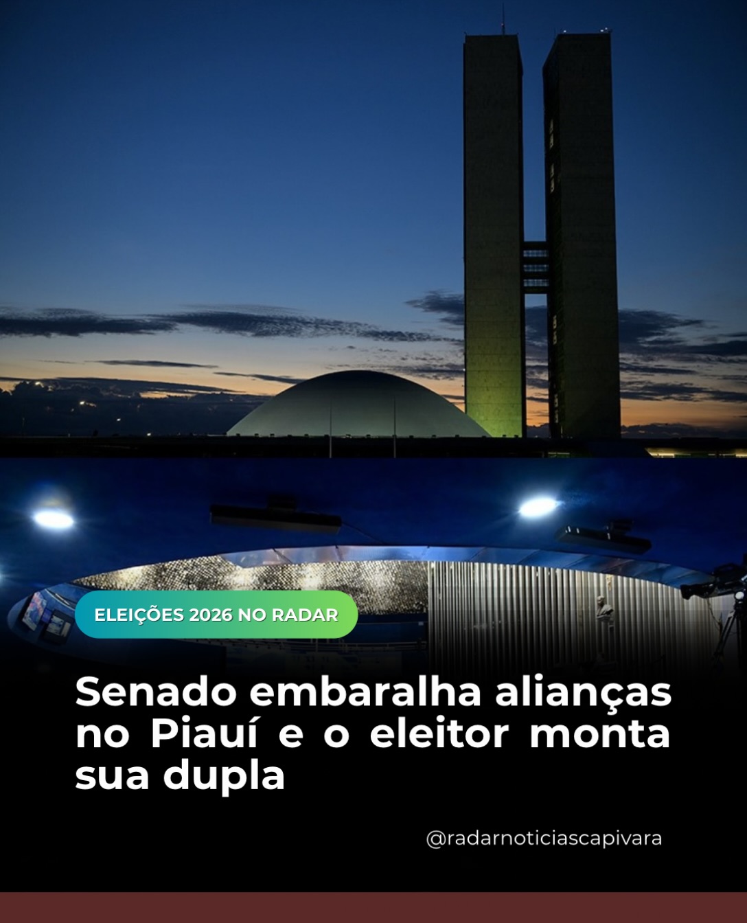 Senado embaralha alianças no Piauí com apoios cruzados