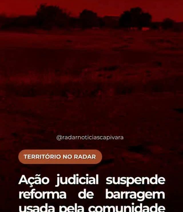 Ação judicial suspende reforma de barragem usada pela comunidade em Lajes de Pedra, Coronel José Dias