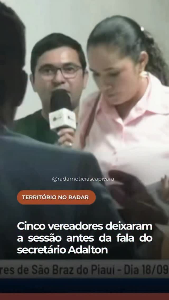 Cinco vereadores deixaram sessão antes da fala do secretário Adalton