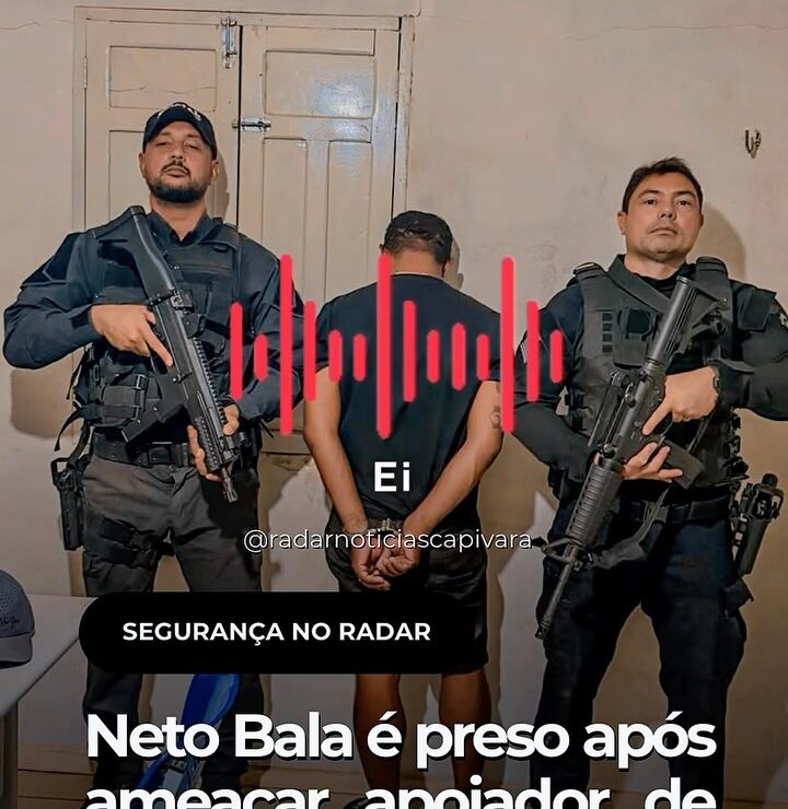 Neto Bala é preso suspeito de ameaçar apoiador em Dom Inocêncio