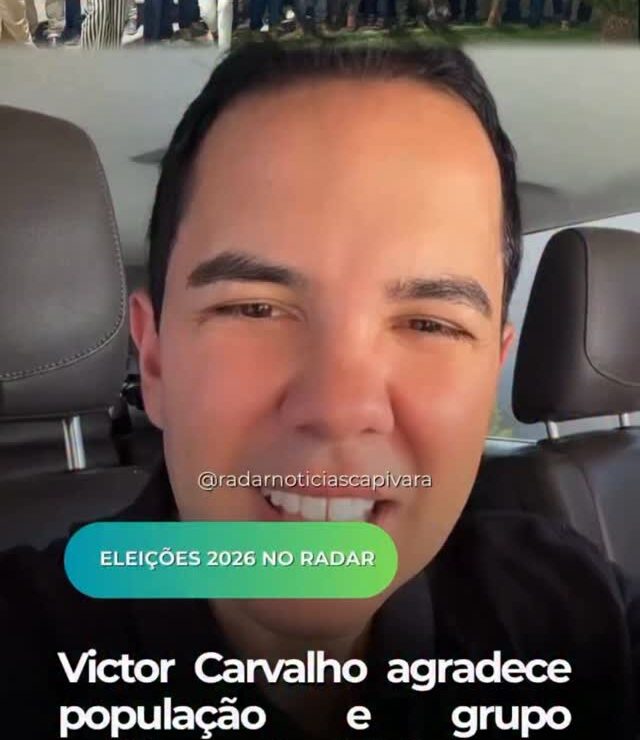 Victor Carvalho agradece população após eleições em Coronel José Dias