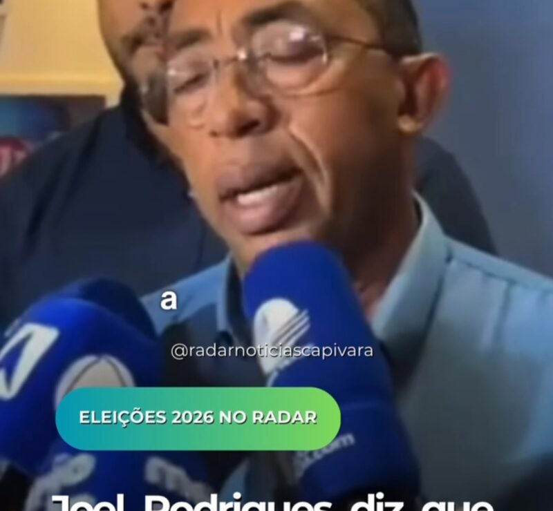 Joel Rodrigues diz que apoia Flávio Bolsonaro no segundo turno
