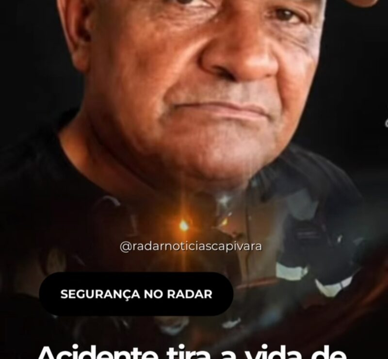Acidente tira a vida de Valmir do Tio Lelé, querido mototaxista de São Raimundo Nonato