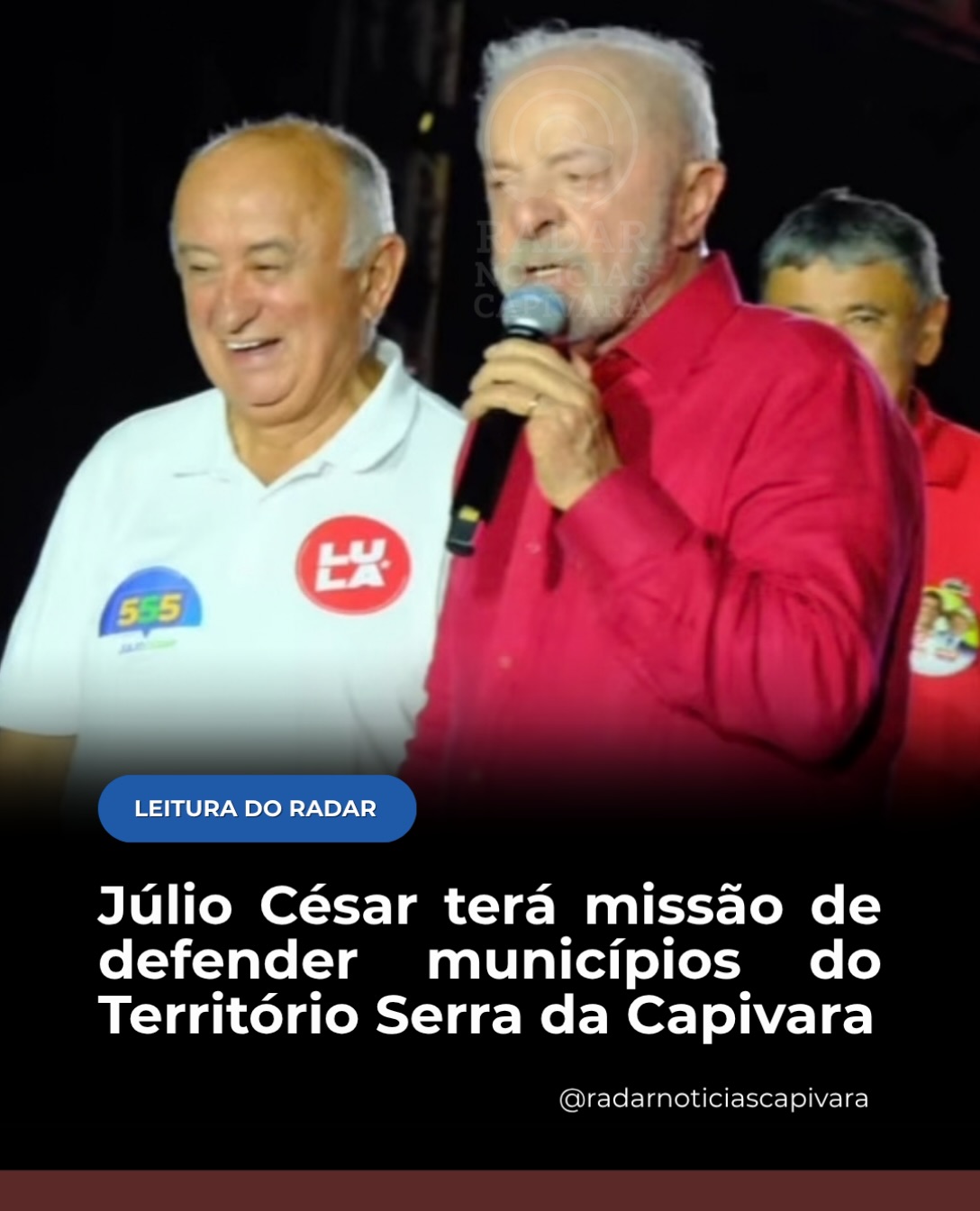 Júlio César terá missão de defender municípios da Serra da Capivara