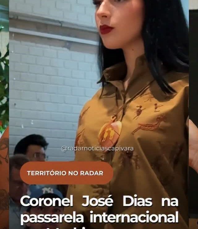 Coronel José Dias na passarela internacional em Madri