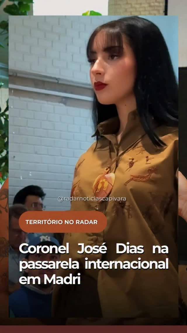 Coronel José Dias na passarela internacional em Madri