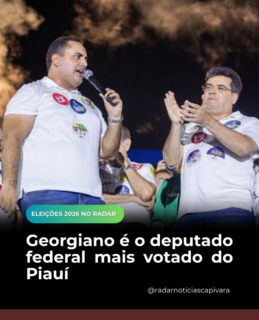 Georgiano é o deputado federal mais votado do Piauí