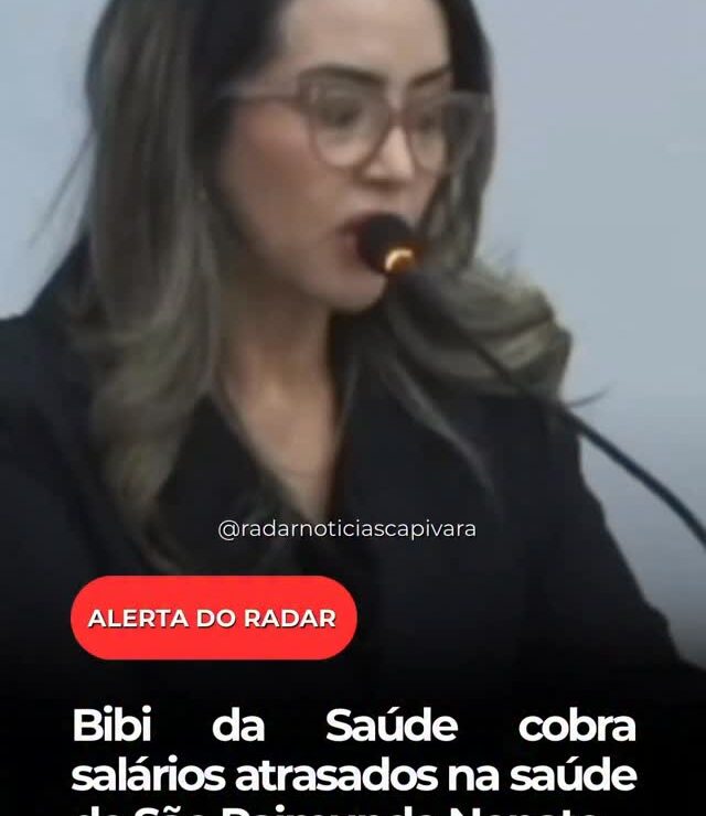 Bibi da Saúde cobra salários atrasados na saúde em São Raimundo Nonato