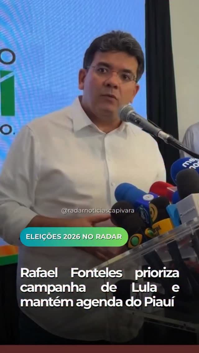 Rafael Fonteles prioriza campanha de Lula e mantém agenda do Piauí