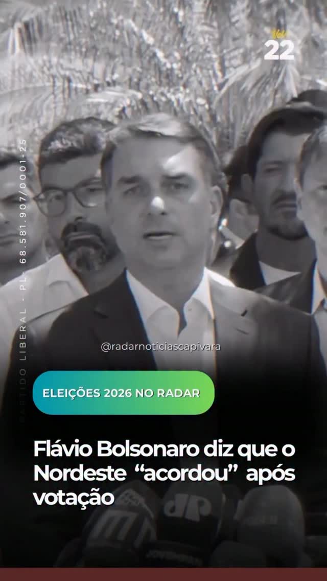 Flávio Bolsonaro diz que Nordeste “acordou” após votação